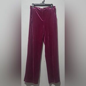 Better Be Velvet Pants in Rich Burgundy